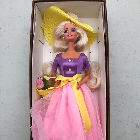 spring blossom barbie 1995